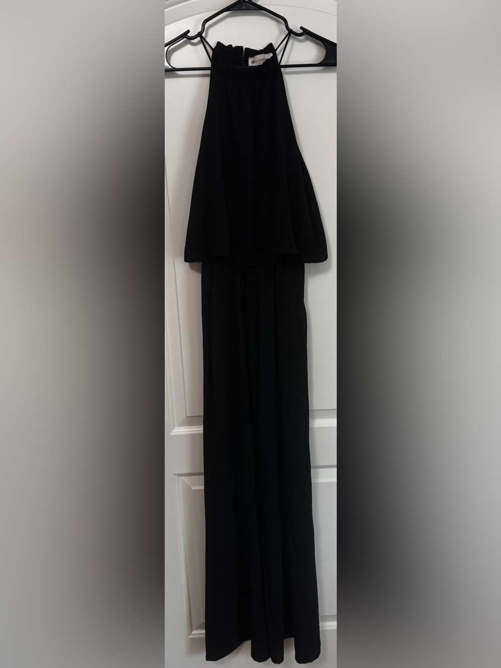 The Impeccable Pig Black Halter Wide Leg Jumpsuit Medium NWT - Picture 4 of 10
